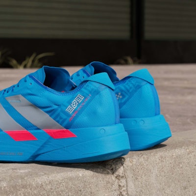 Adidas Adizero Adios Pro 4 Running Shoes Solar Blue/Silver Metallic/Lucid Red JR4796 2