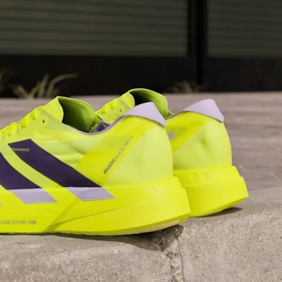 Adidas Adizero Adios Pro 4 Solar Yellow/Aurora Plum/Powder Plum JP6623 3