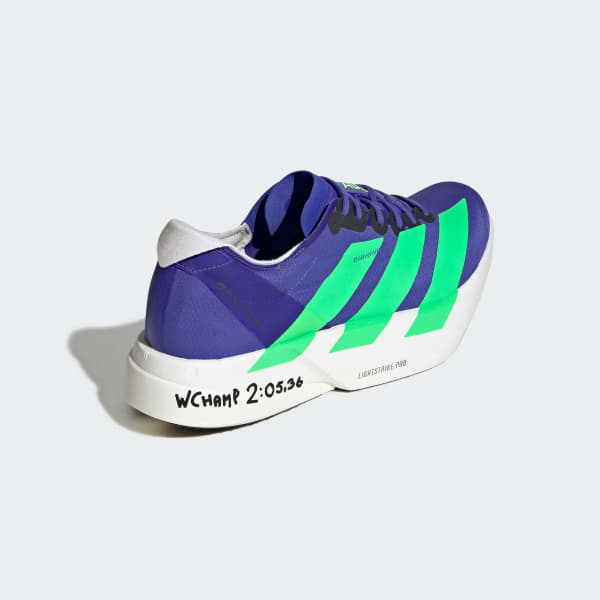 Details for Adidas Adizero Adios Pro 4 Sonic Ink/Screaming Green/Core Black JP9271