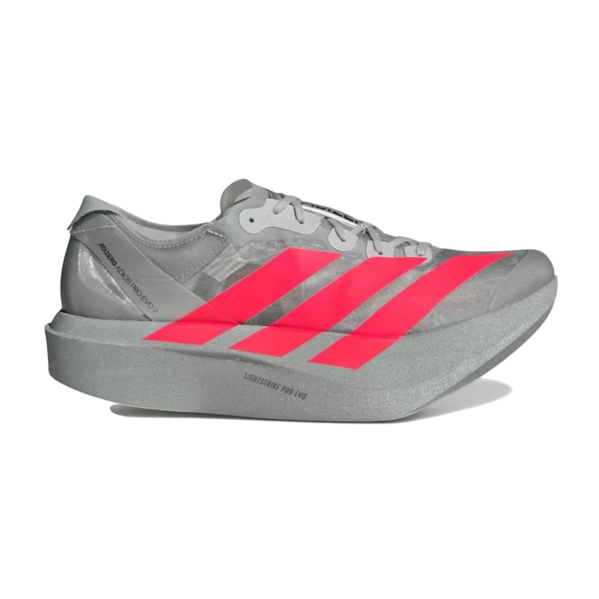 Adidas Adizero Adios Pro Evo 2 Silver Metallic Lucid Red