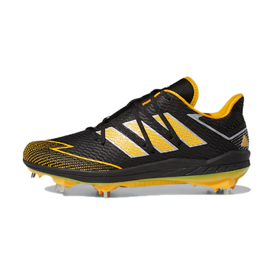 adidas Adizero Afterburner 7 Cleats 'Black Yellow'