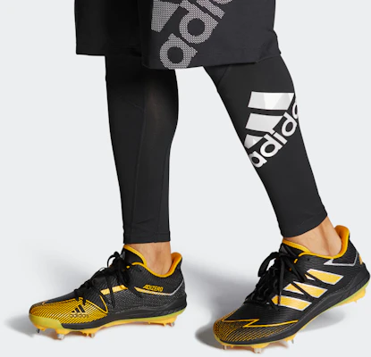 愛迪達 Adizero Afterburner 7 防滑釘鞋 舒適耐磨棒球鞋 黑黃配色 Sizing 愛迪達 Adizero Afterburner 7 防滑釘鞋 舒適耐磨棒球鞋 黑黃配色