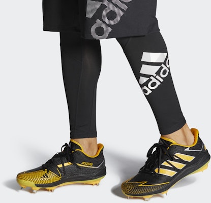 adidas Adizero Afterburner 7 Cleats 'Black Yellow' FV9398 Sizing adidas Adizero Afterburner 7 Cleats 'Black Yellow' FV9398