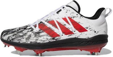 adidas Adizero Afterburner 7 Cleats 'White Black Red' H05925 adidas Adizero Afterburner 7 Cleats 'White Black Red' H05925