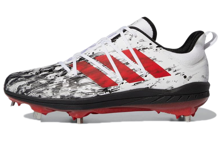 adidas Adizero Afterburner 7 Cleats 'White Black Red' H05925