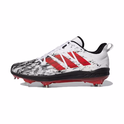 adidas Adizero Afterburner 7 Cleats 'White Black Red'