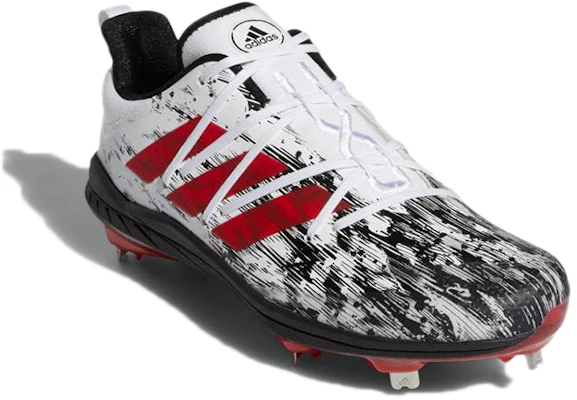 adidas Adizero Afterburner 7 Cleats 'Putih Hitam Merah' H05925 Lookbook adidas Adizero Afterburner 7 Cleats 'Putih Hitam Merah' H05925