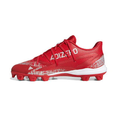 adidas Adizero Afterburner 8 Cleats 'University Red'