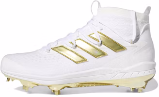 adidas Adizero Afterburner 8 NWV Cleats 'White Gold' FY3854 adidas Adizero Afterburner 8 NWV Cleats 'White Gold' FY3854