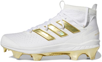 adidas Adizero Afterburner 8 NWV TPU Cleats 'White Gold' FY3855 adidas Adizero Afterburner 8 NWV TPU Cleats 'White Gold' FY3855
