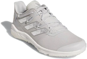 Lookbook adidas Adizero Afterburner 8 Turf 防滑耐磨棒球鞋 淺灰色