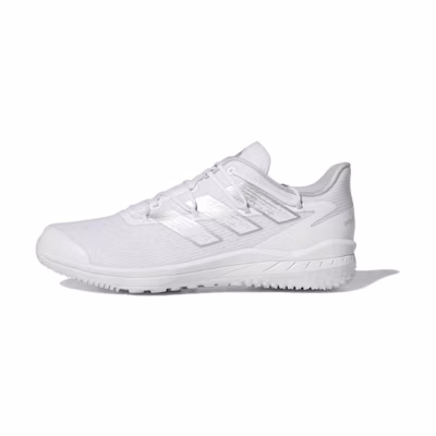 adidas Adizero Afterburner 8 TF 'White Silver Metallic'