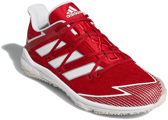 阿迪达斯 Adizero Afterburner 草地鞋 '团队红色' FV9417 Lookbook 阿迪达斯 Adizero Afterburner 草地鞋 '团队红色' FV9417