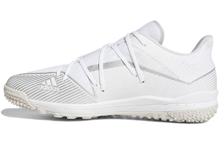 adidas Adizero Afterburner Turf 'White Silver Metallic' FV9416