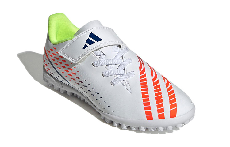 Lookbook 大童 adidas Predator Edge.4 H/L TF J 硬質人造草地 輕量耐磨防震 足球鞋 白紅
