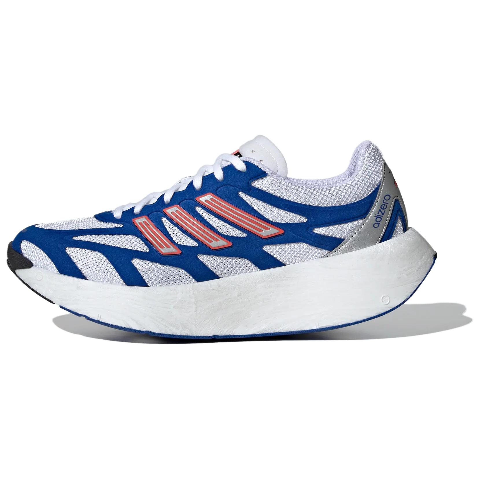 adidas Adizero Aruku White Blue Low-Top Running Shoes Comfortable & Durable JQ7392