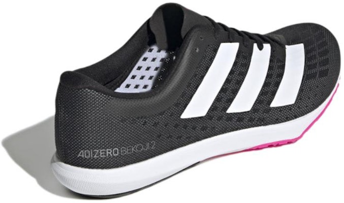 adidas Adizero Bekoji 2.0 'Hitam Putih Merah Jambu' FZ2486 Shop adidas Adizero Bekoji 2.0 'Hitam Putih Merah Jambu' FZ2486