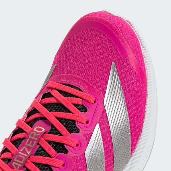 Sizing adidas Adizero BK Nero Scarpe Running Shock Pink/Argento Metallizzato/Lucid Red JP6544