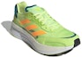 Lookbook adidas Adizero Boston 10 'Pulse Lime Flash Orange' Lelarian lelaki. GY0927