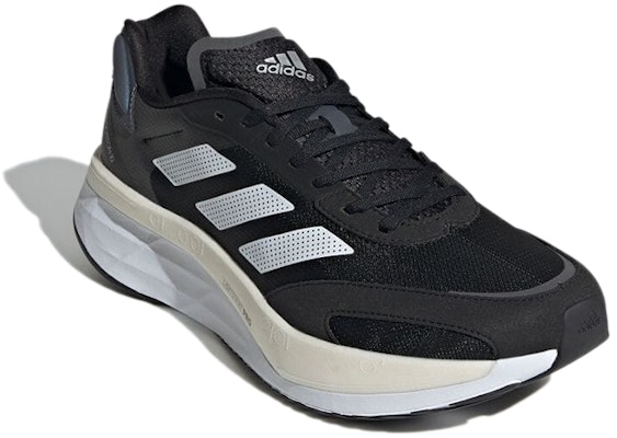 adidas Adizero Boston 10 Wide 'Black White' GZ5426 Lookbook adidas Adizero Boston 10 Wide 'Black White' GZ5426
