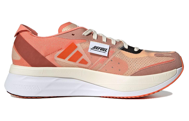 Order adidas Adizero Boston 11 防滑耐磨 低筒 跑步鞋 男款 棕橙