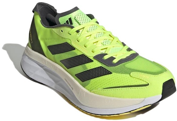 adidas Adizero Boston 11 'Amarillo Solar y Metalizado Noche' GX6650 Lookbook adidas Adizero Boston 11 'Amarillo Solar y Metalizado Noche' GX6650