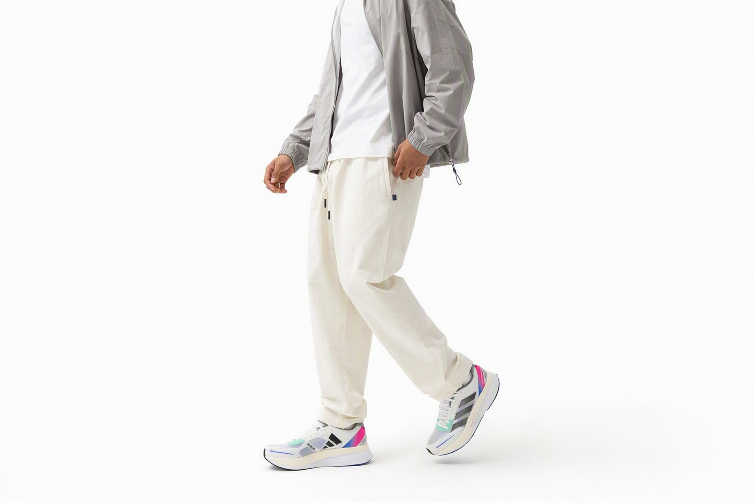 Order 愛迪達 Adizero Boston 11 '白色光藍粉紅' HQ3693