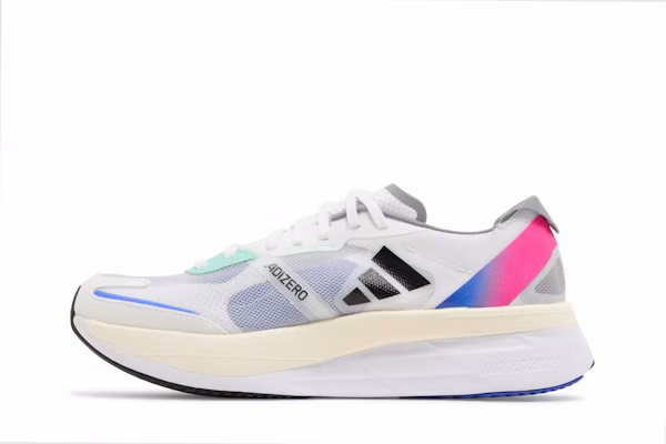 adidas Adizero Boston 11 'Putih Lucid Biru Fuchsia' HQ3693 Lookbook adidas Adizero Boston 11 'Putih Lucid Biru Fuchsia' HQ3693