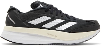 adidas Adizero Boston 11 Wide 'Black White Carbon' GV9630 adidas Adizero Boston 11 Wide 'Black White Carbon' GV9630