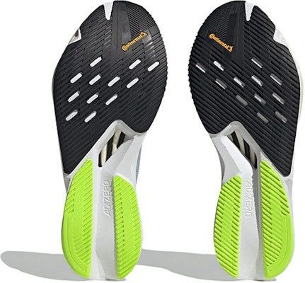adidas Adizero Boston 12 Kasut Larian 'Wonder Blue Lucid Lemon' ID4233 Details for adidas Adizero Boston 12 Kasut Larian 'Wonder Blue Lucid Lemon' ID4233