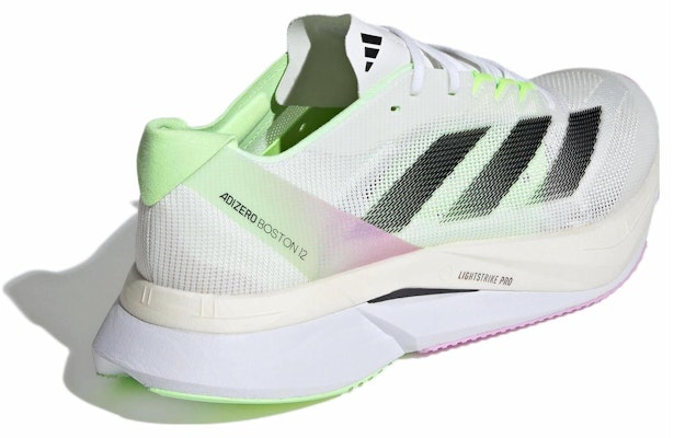 adidas Adizero Boston 12 'Putih Hijau Spark' IG3321 Shop adidas Adizero Boston 12 'Putih Hijau Spark' IG3321