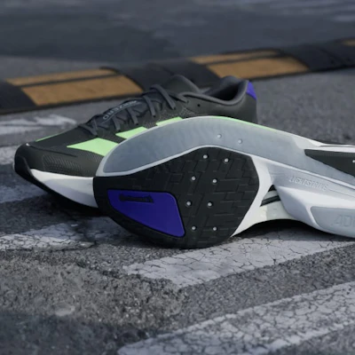 阿迪达斯 Adizero Boston 13 黑色/柠檬绿/能量紫 JQ1670 3