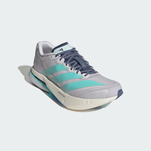 Shop adidas Adizero Boston 13 淺灰/閃亮水藍/薄荷綠 KH8858