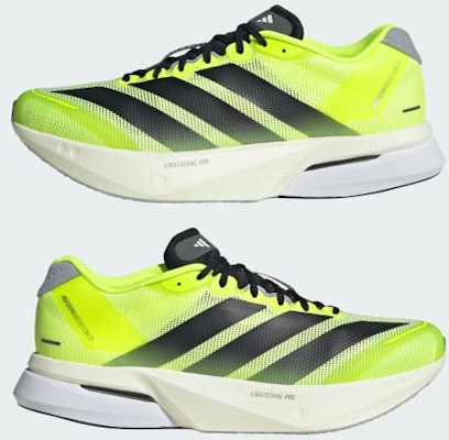 Adidas Adizero Boston 13 Lucid Lemon/Core Black/Halo Silver JS4933 Sizing Adidas Adizero Boston 13 Lucid Lemon/Core Black/Halo Silver JS4933