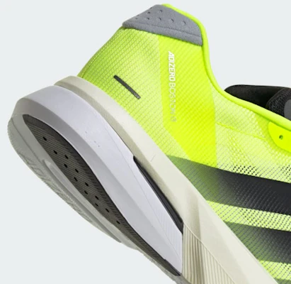 Adidas Adizero Boston 13 Limón Lucido/Negro/Core Plateado JS4933 1