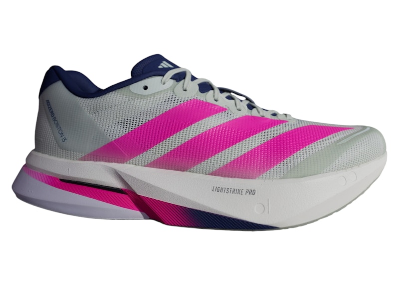 adidas Adizero Boston 13 M 'Linen Green Shock Pink Dark Blue' HQ4912