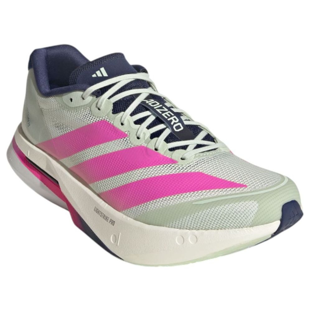Shop adidas Adizero Boston 13 M 'Linen Green Shock Pink Dark Blue' HQ4912
