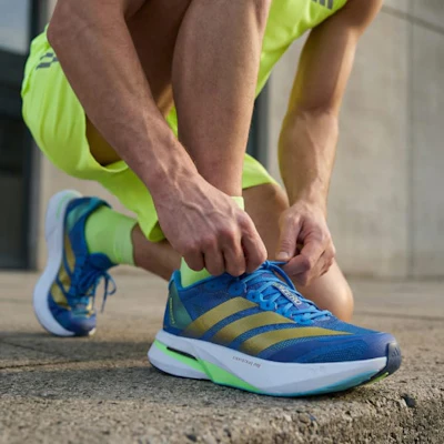 adidas Adizero Boston 13 Running Shoes Blue/Gold Metallic/Blue Burst JQ1669 Lookbook adidas Adizero Boston 13 Running Shoes Blue/Gold Metallic/Blue Burst JQ1669