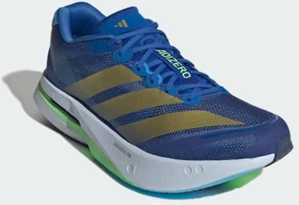 adidas Adizero Boston 13 Running Shoes Blue/Gold Metallic/Blue Burst JQ1669 Details for adidas Adizero Boston 13 Running Shoes Blue/Gold Metallic/Blue Burst JQ1669