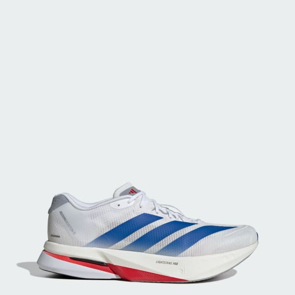 adidas Adizero Boston 13 Running Shoes Cloud White/Royal Blue/Halo Silver JQ1668