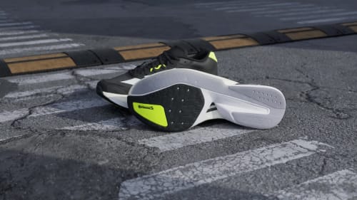 Order adidas Adizero Boston 13 跑鞋 黑/白/亮黃 KH5603