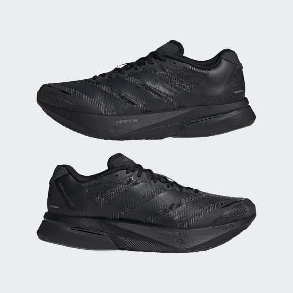 Cheap Adidas Adizero Boston 13 Chaussures de Running Noir/Carbone/Noir JS4941