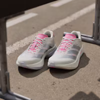 Details for Adidas Adizero Boston 13 跑鞋 核心白/銀色金屬/幸福粉紅 JQ9666