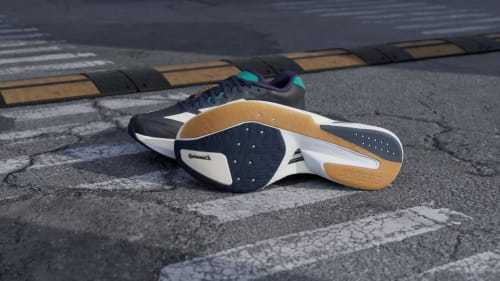 Order adidas Adizero Boston 13 夜靛/奇幻白/綠色跑鞋 KH8859