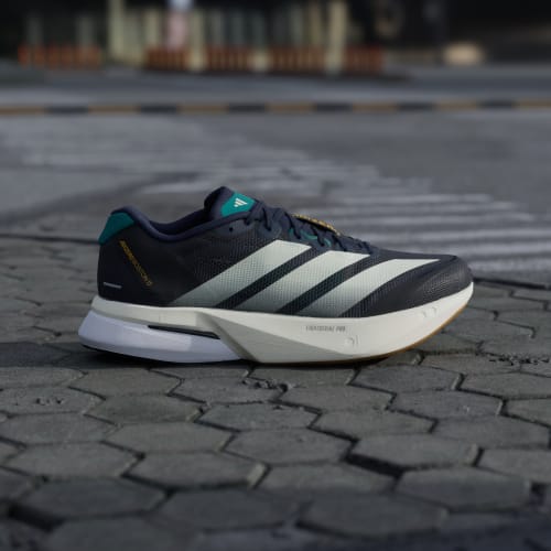 Lookbook adidas Adizero Boston 13 夜靛/奇幻白/綠色跑鞋 KH8859