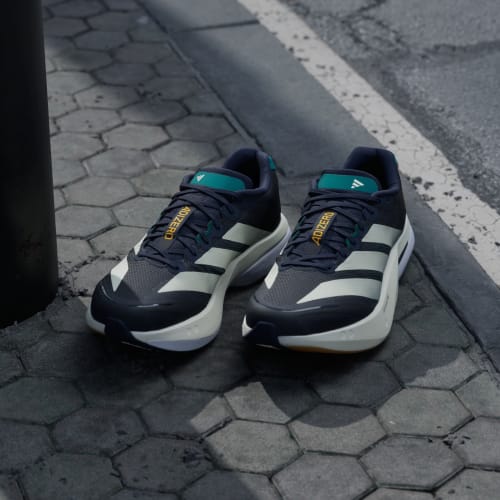 Purchase adidas Adizero Boston 13 夜靛/奇幻白/綠色跑鞋 KH8859