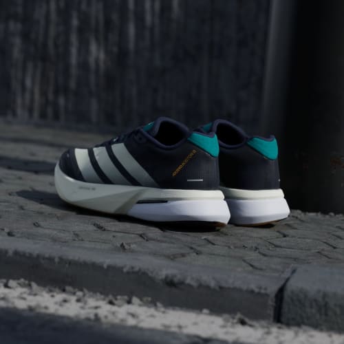 Details for adidas Adizero Boston 13 夜靛/奇幻白/綠色跑鞋 KH8859