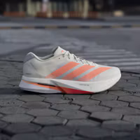 Lookbook Adidas Adizero Boston 13 跑鞋 乳白/亮橘/灰色 JP9252