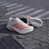 Cheap Adidas Adizero Boston 13 跑鞋 乳白/亮橘/灰色 JP9252