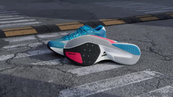 Lookbook Adidas Adizero Boston 13 跑鞋 太陽藍/銀色金屬/深太陽藍 JR4868